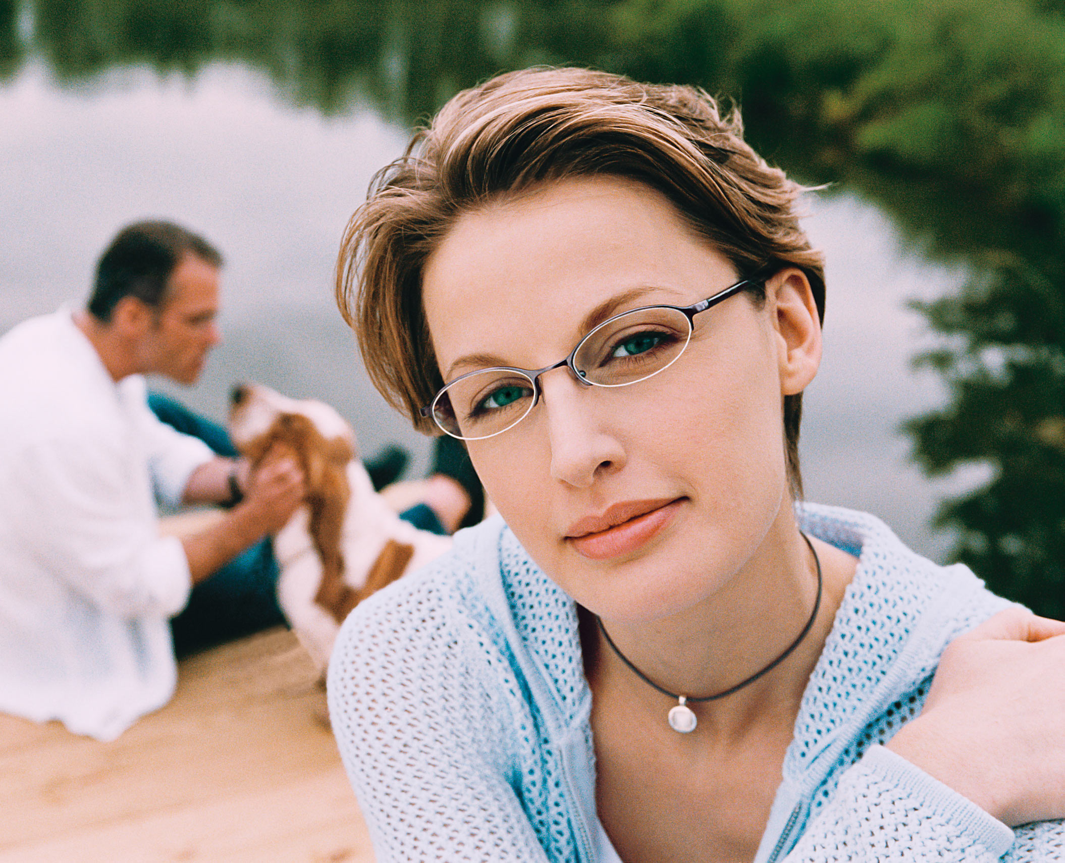 Woman with Glasses Portrait